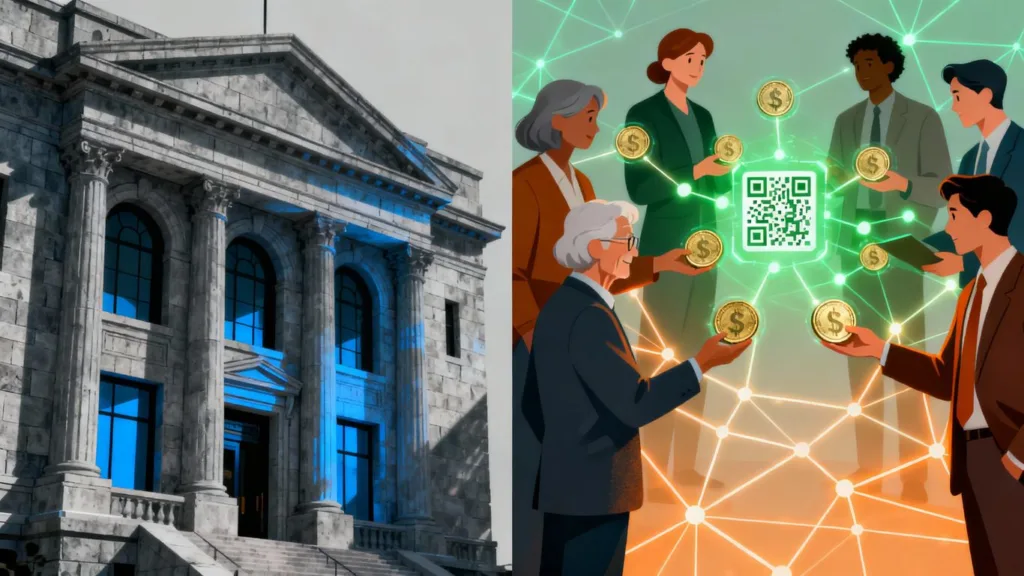 Comparación de préstamos bancarios y P2P.